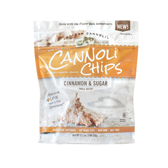 Cinnamon Sugar Cannoli Chips